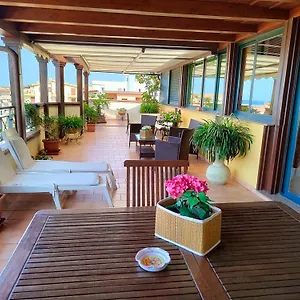 Del Mare Gliaca Con Vista Isole Eolie,ampia Terrazza E Parcheggio Privato Gratuito Piraino